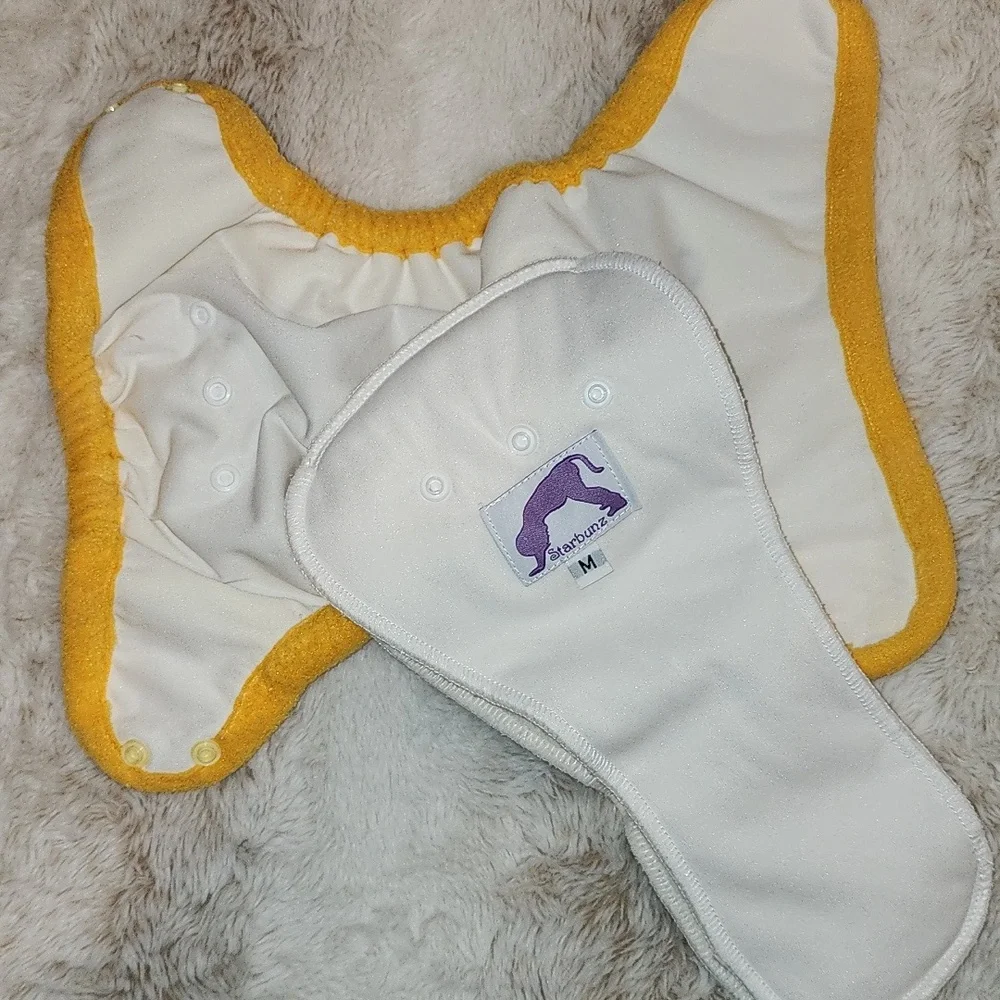 Starbunz Yellow Duck Cloth Diaper System